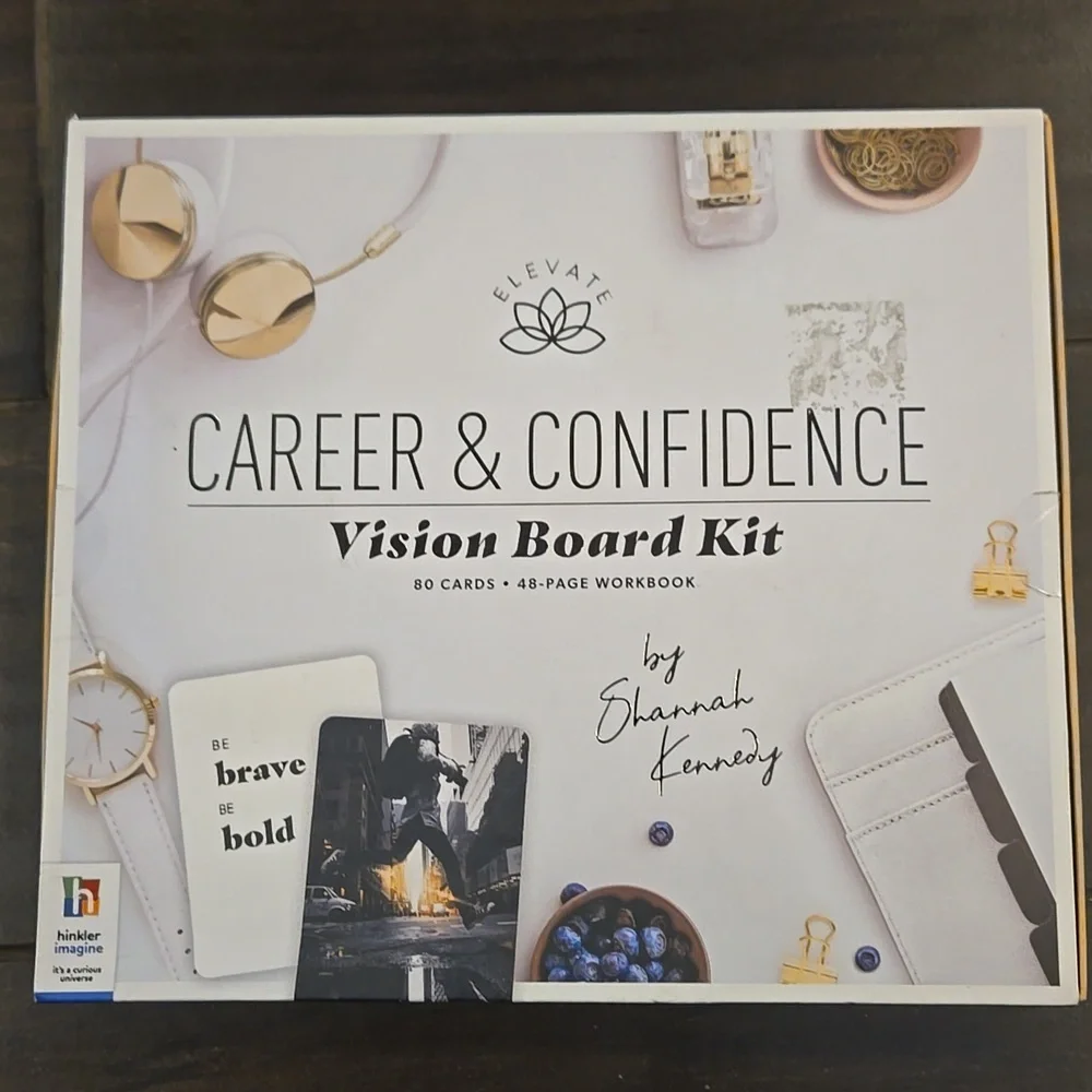 Career & Confidence Vision Board Kit By Hinkler NWT